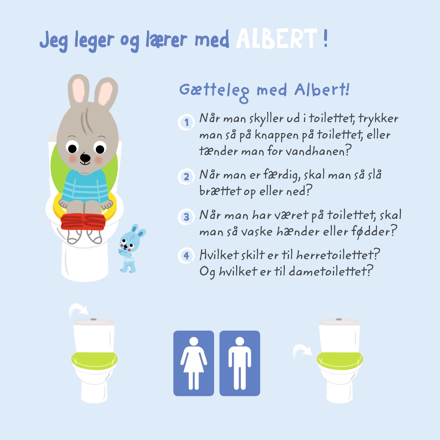 Bog Albert på potte