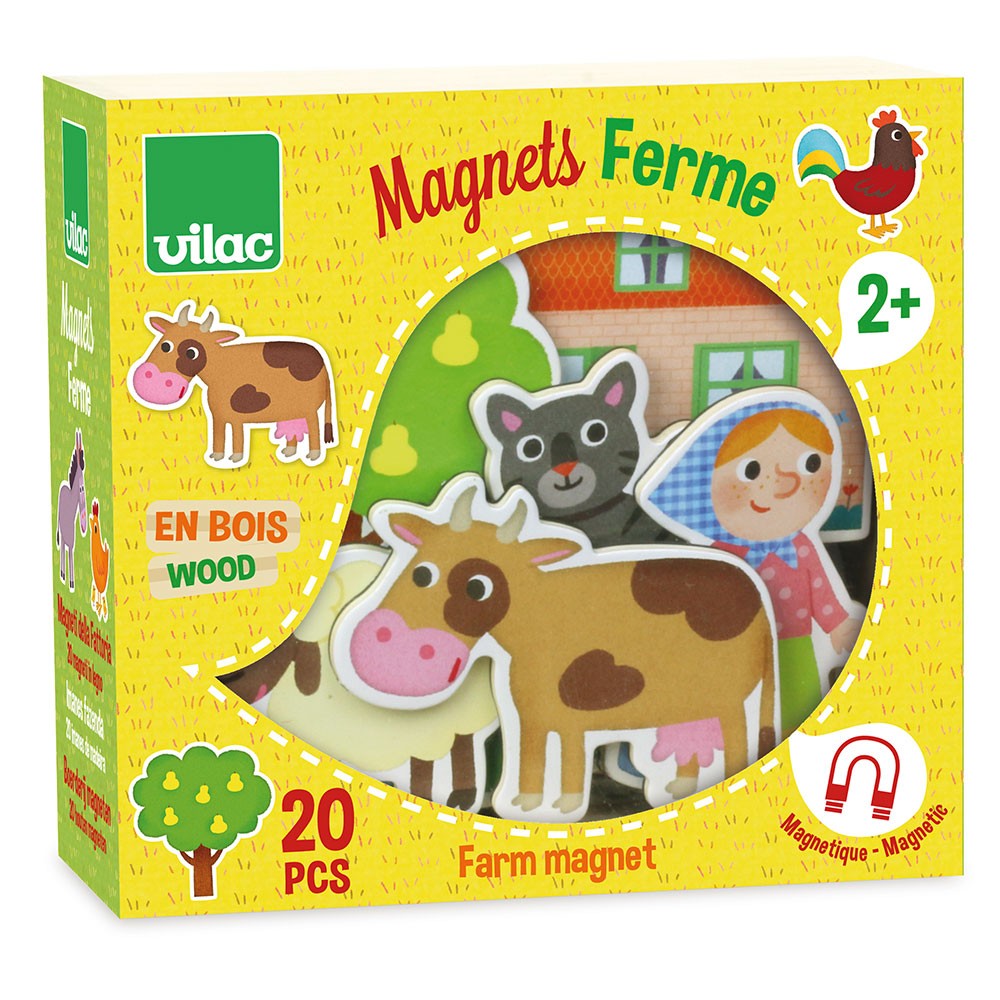 Vilac bondegårdsmagneter - All about Kids Odense