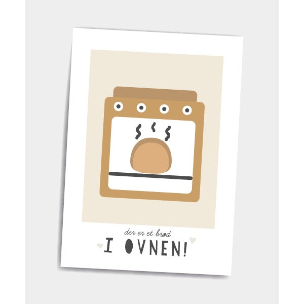 Dialægt A5 kort Der er brød ovnen