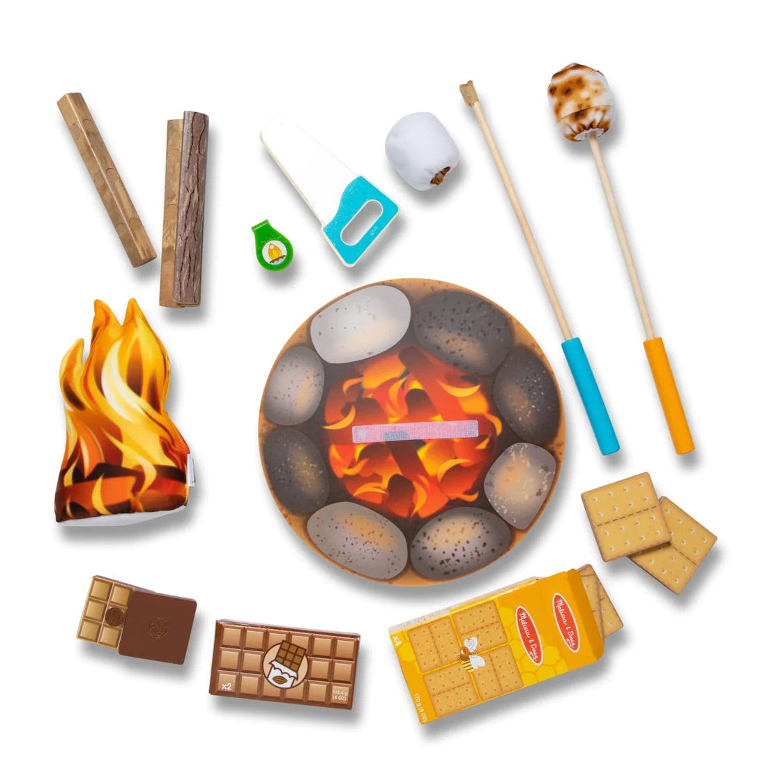Melissa&Doug lejrbål sæt