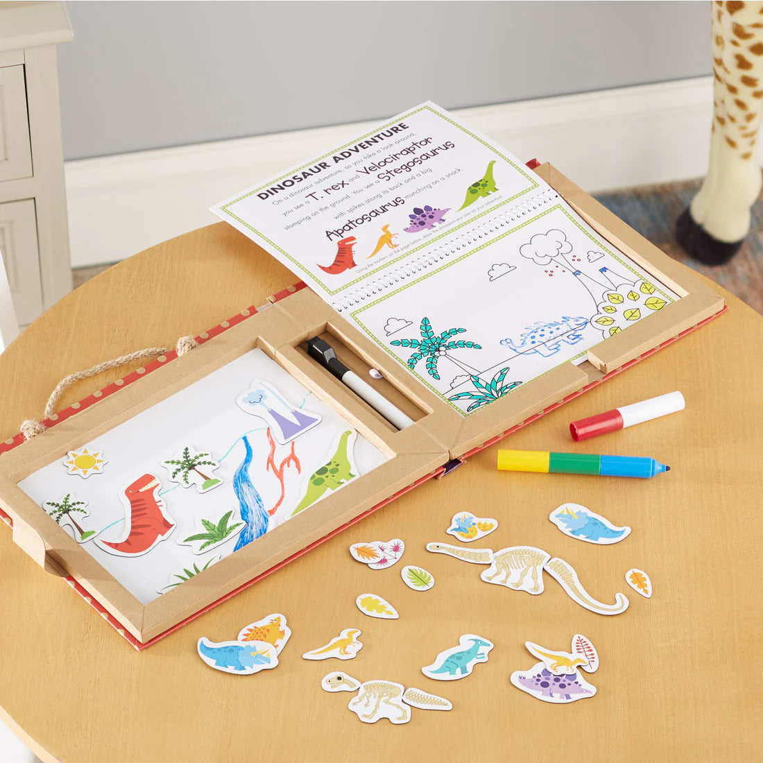 Melissa & Doug kreativitetskuffert, dino