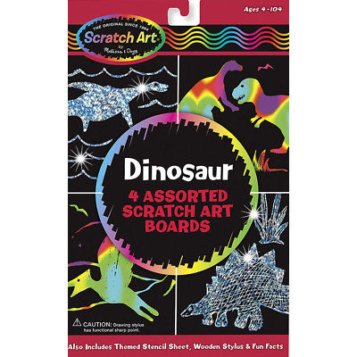 Melissa & Doug scratch art Dinosauers
