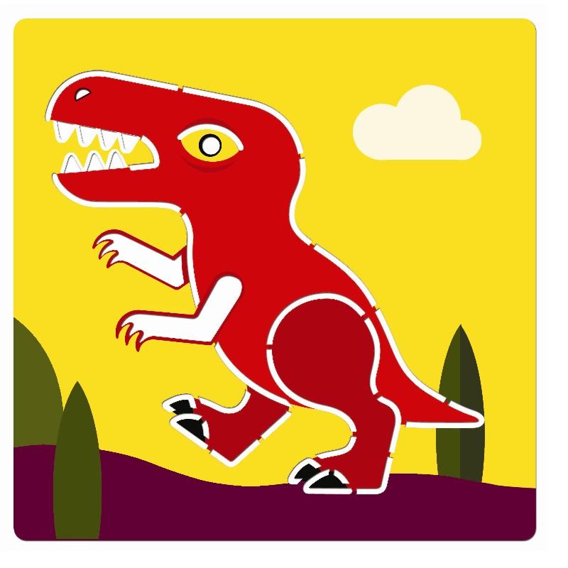 Djeco tegneskabeloner Dinosauer - All About Kids Odense