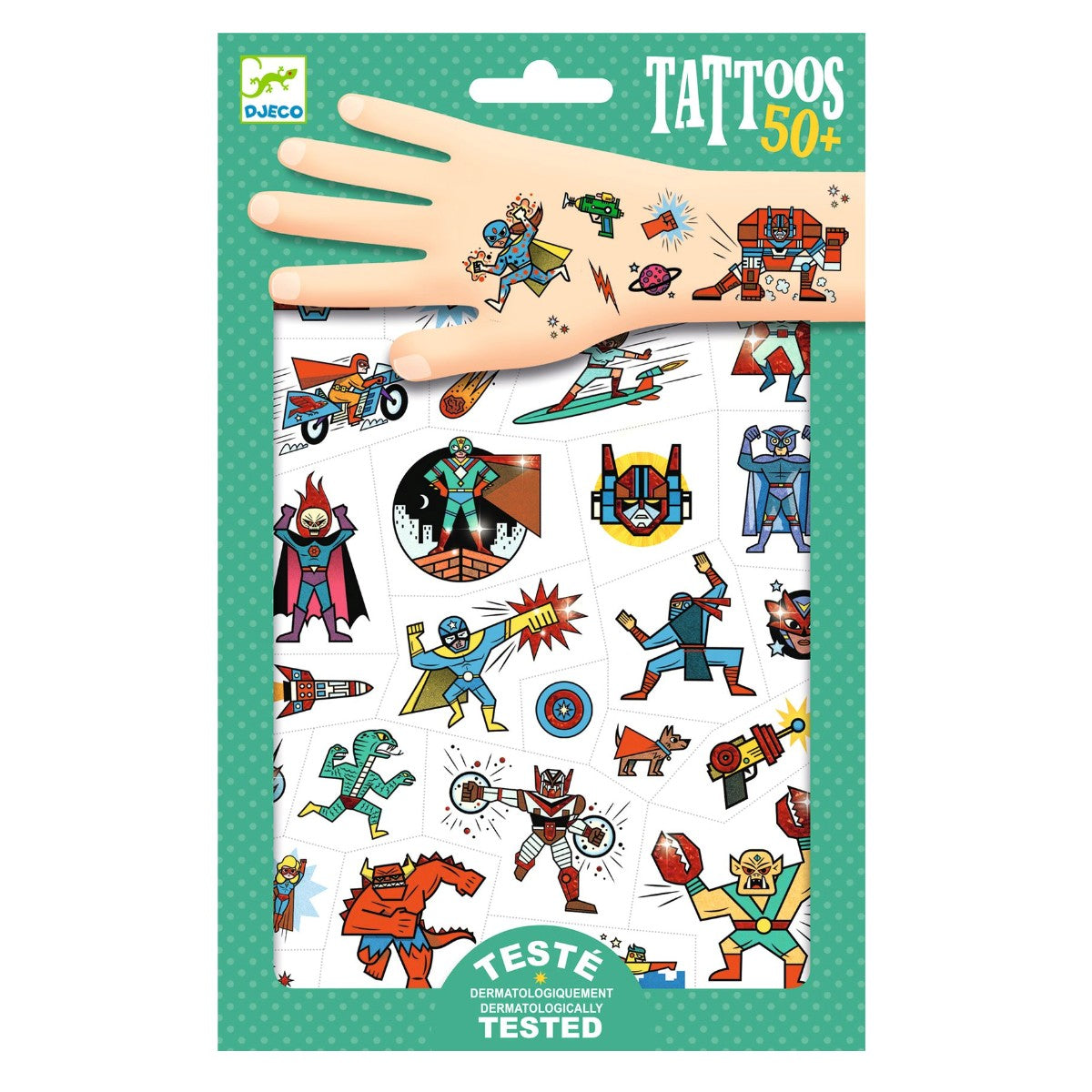 Djeco Tatoveringer, Skurker mod helte