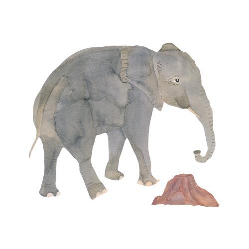 That's mine wallsticker Elefant stor - All About Kids Odense