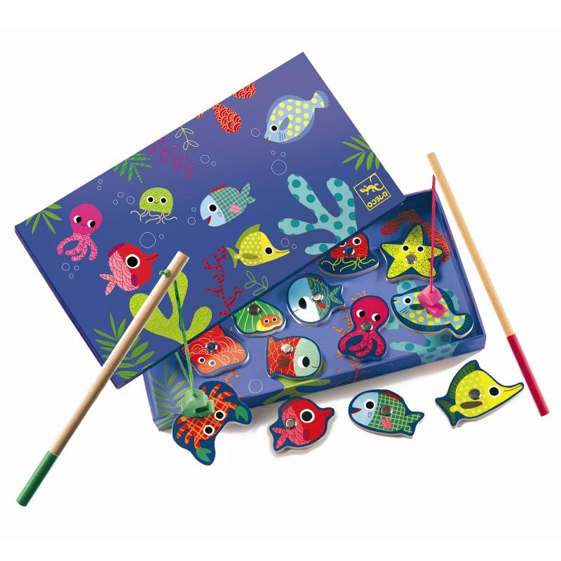 Djeco fiskespil Farvede fisk - All About Kids Odense