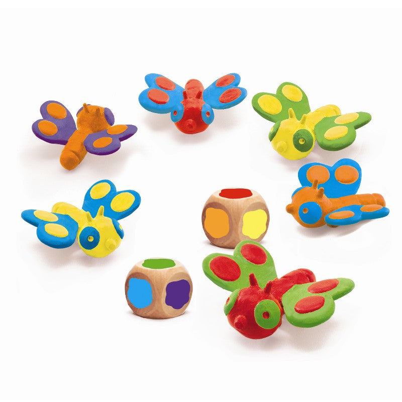 Djeco spil for de små Farve sommerfuglen