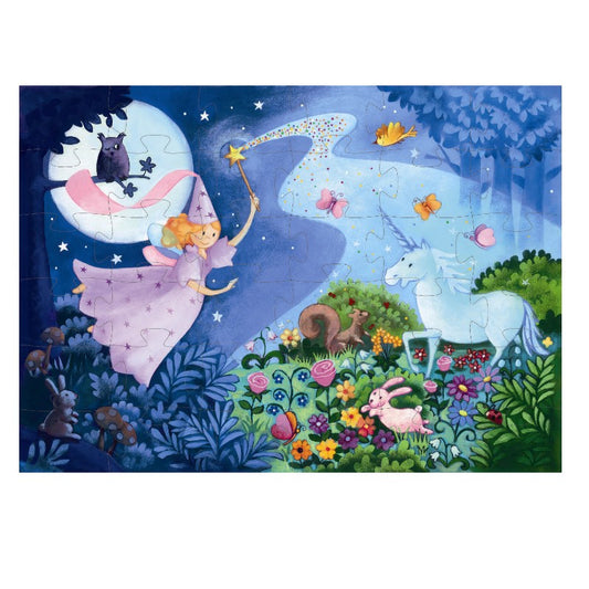 Djeco silhuetpuslespil fe 36 brikker