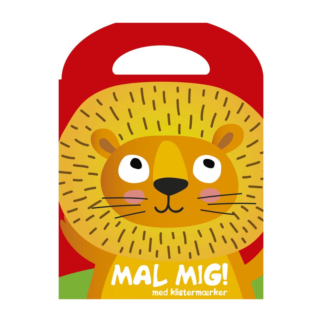 Bog Mal mig! Løve m.klistermærker