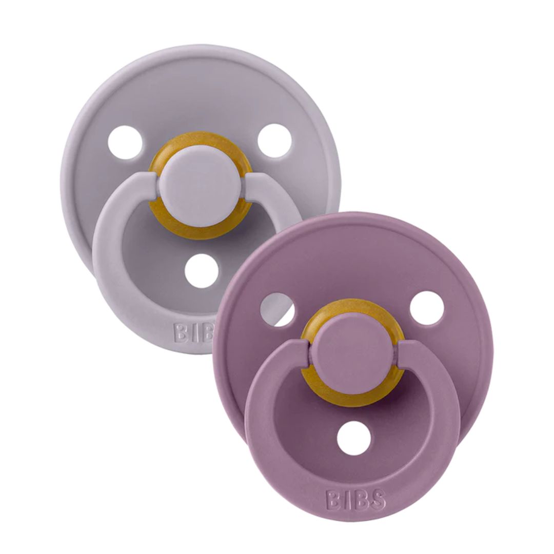 BIBS 2pk colour latex str.2, fossil grey/mauve