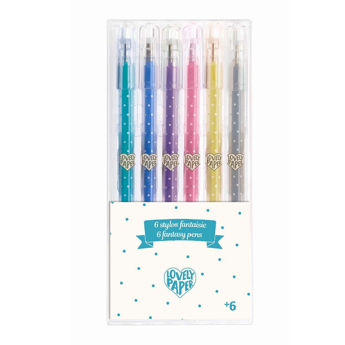 Djeco gel tusser med glitter