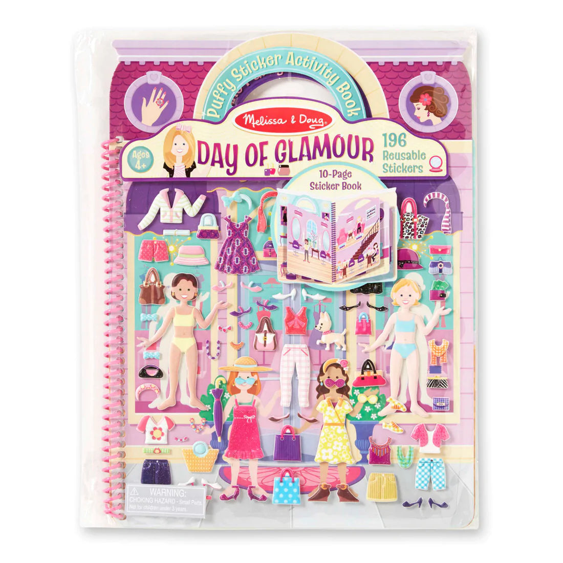 Melissa & Doug Puf Klistermærker Day of Glamour