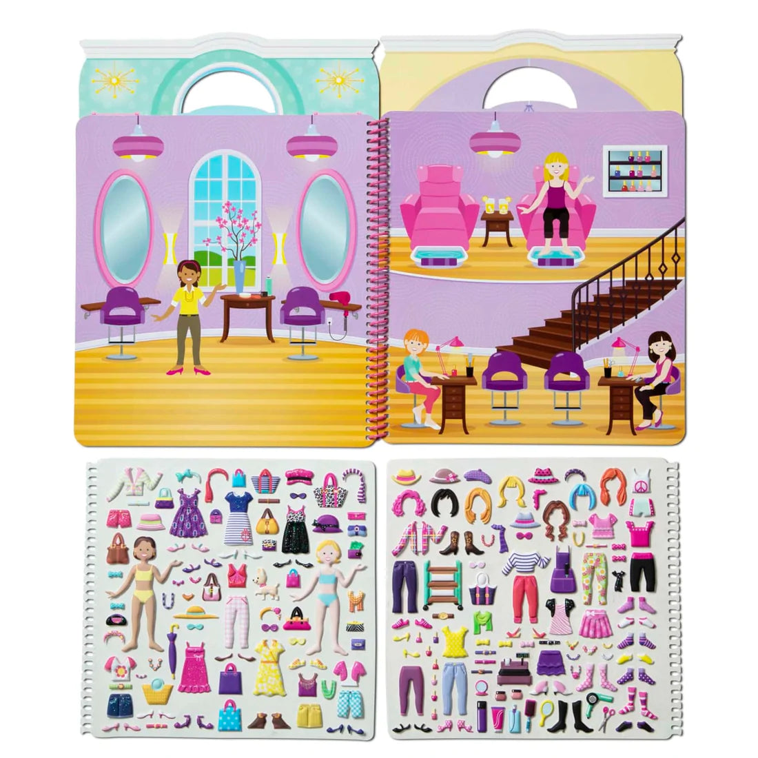 Melissa & Doug Puf Klistermærker Day of Glamour