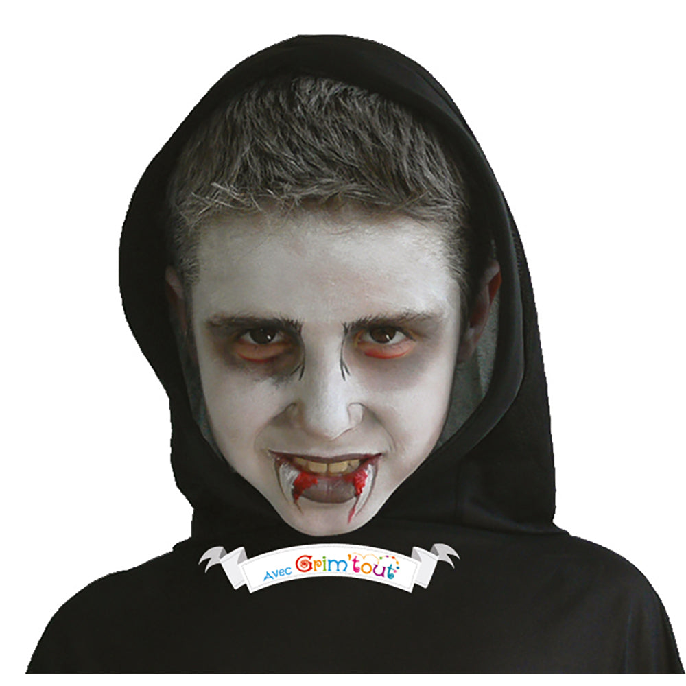 Grim'tout ansigtsmaling ridder/vampyr