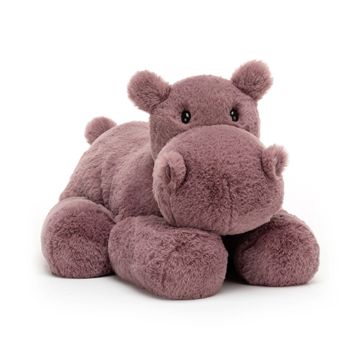 Jellycat Huggady flodhest, mellem 22cm. I Jellycat bamser I All about Kids
