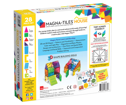 Magna-Tiles Hus, 28 dele