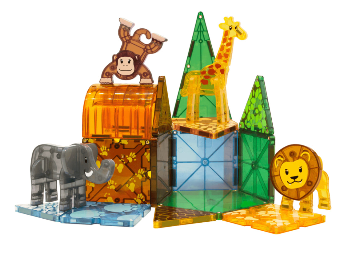Magna-Tiles Safari dyr, 25 dele