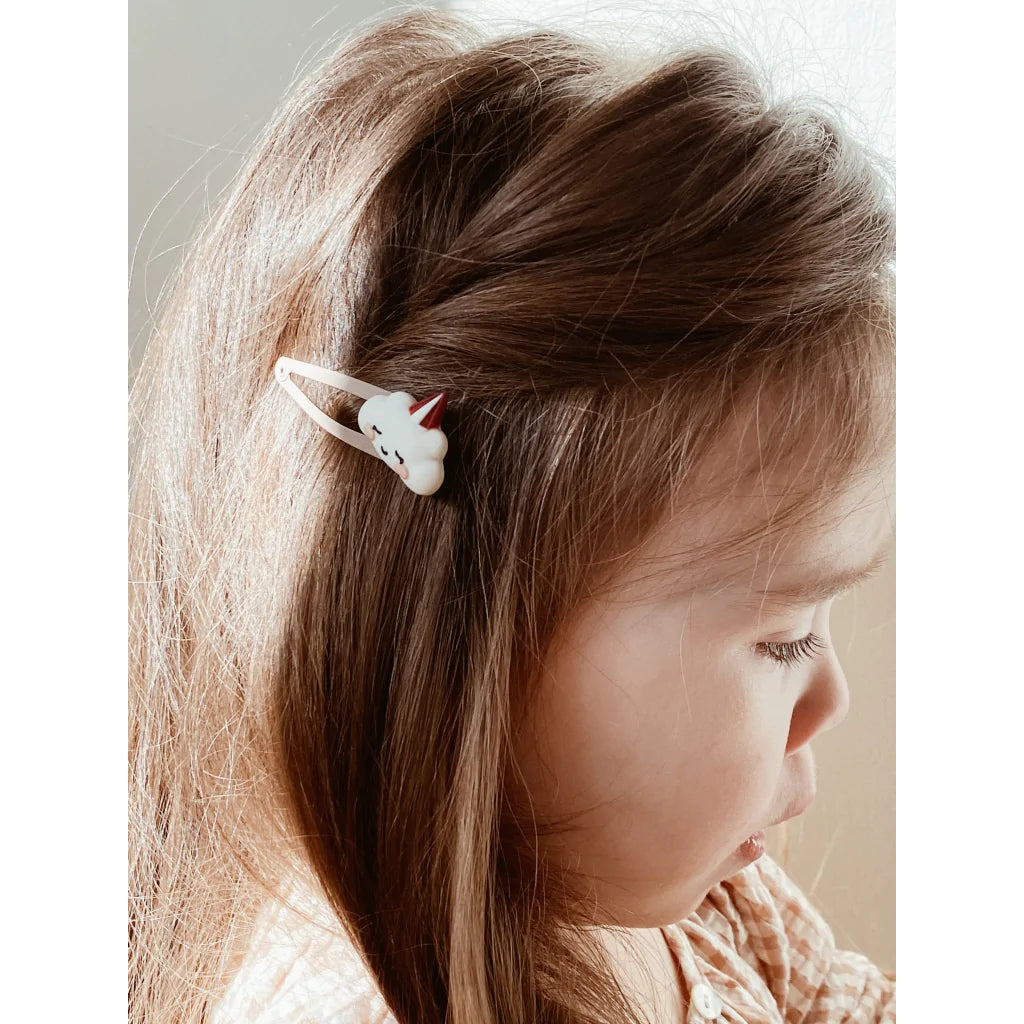 Konges Sløjd 3pk hair clips, rainbow