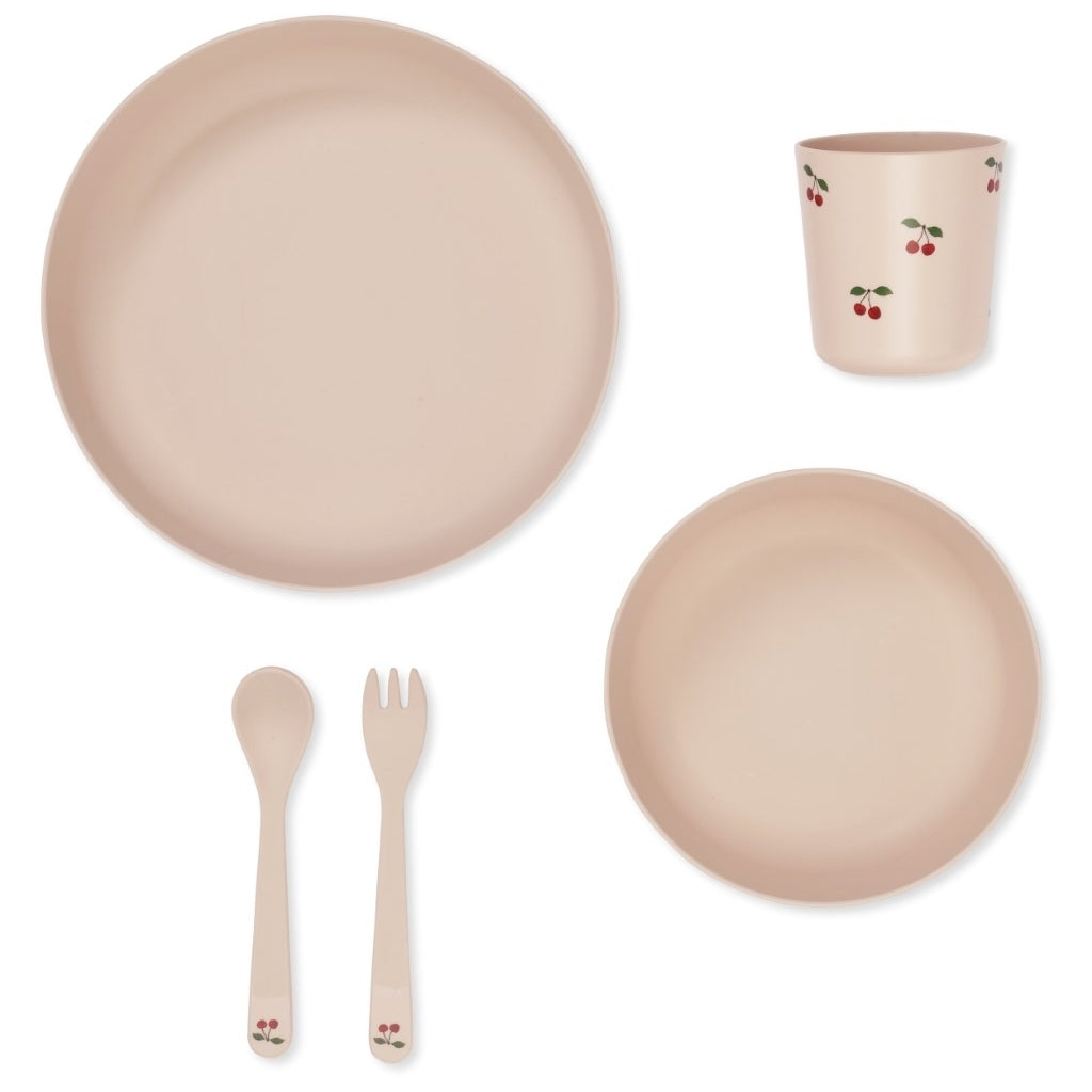 Konges Sløjd PLA dinner set, cherry