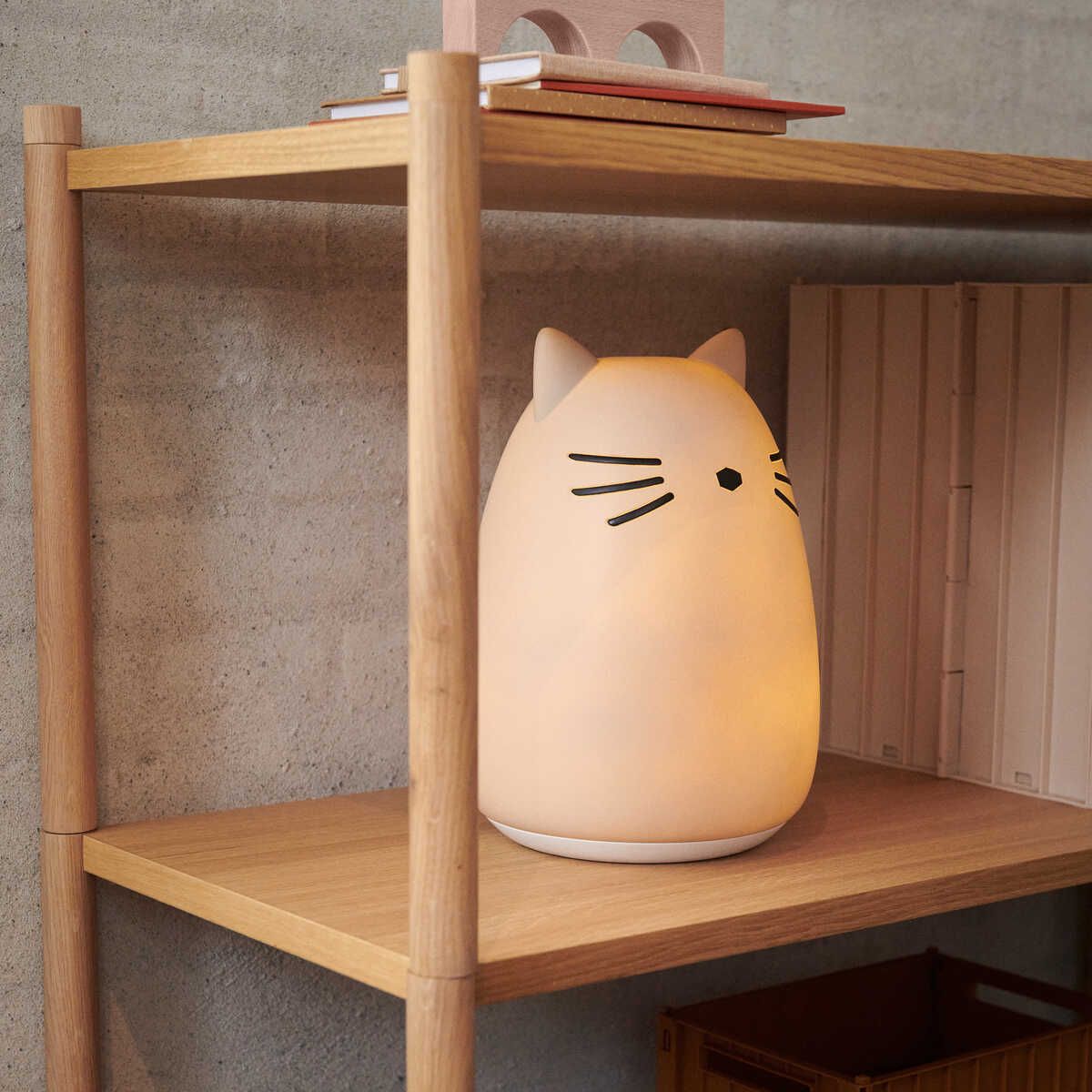 Liewood Jimbo stor natlampe, cat/rose