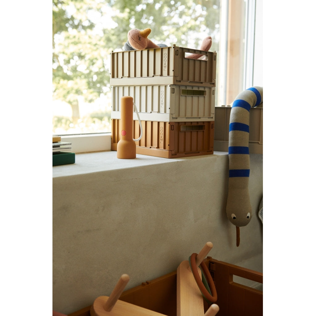 Liewood Weston 1stk opbevaringskasser, small/golden caramel