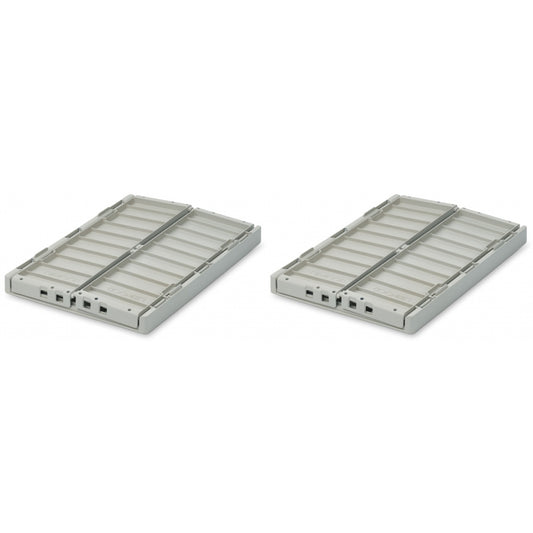 Liewood Weston 1stk opbevaringskasser, medium/dove blue