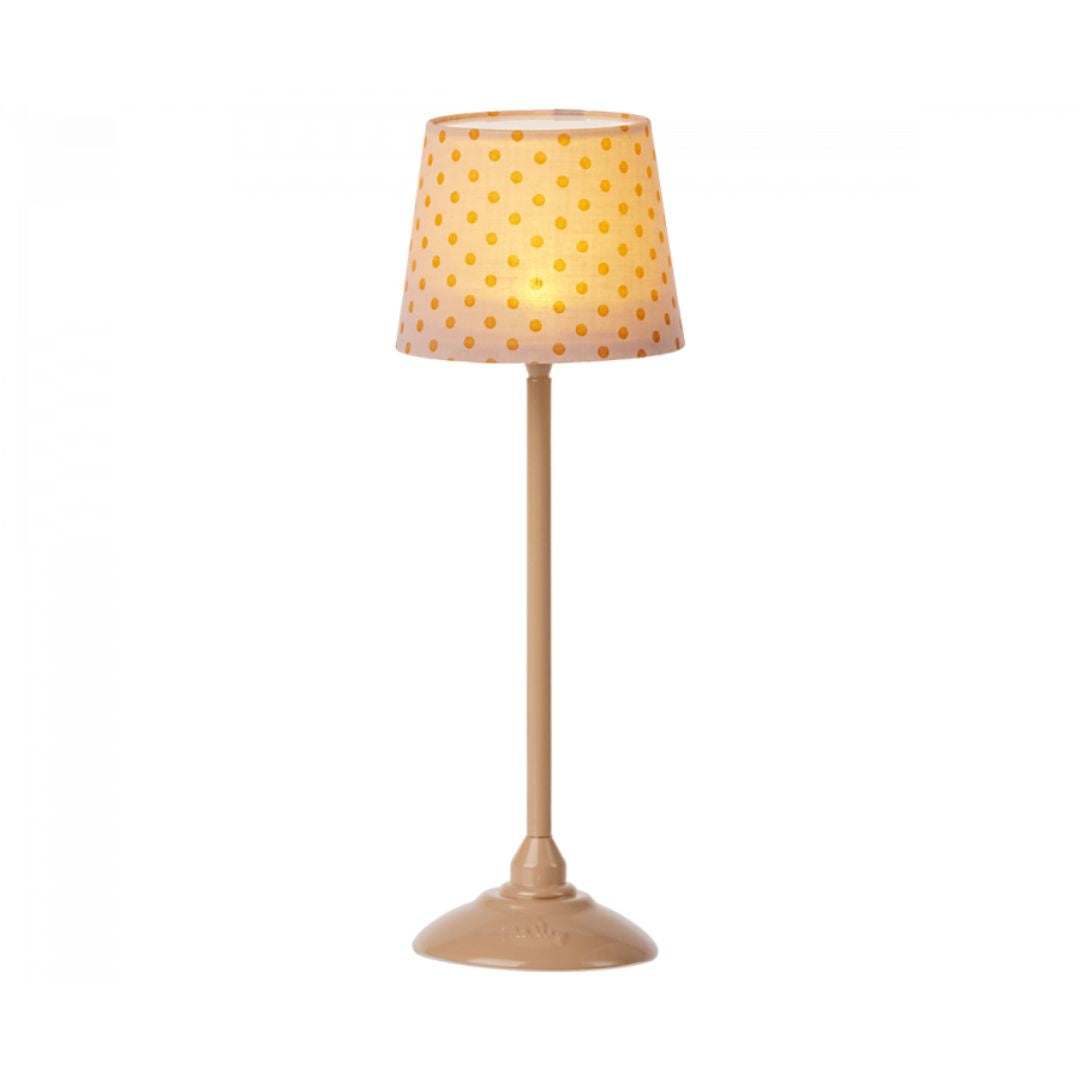 Maileg miniature gulvlampe, mørk pudder