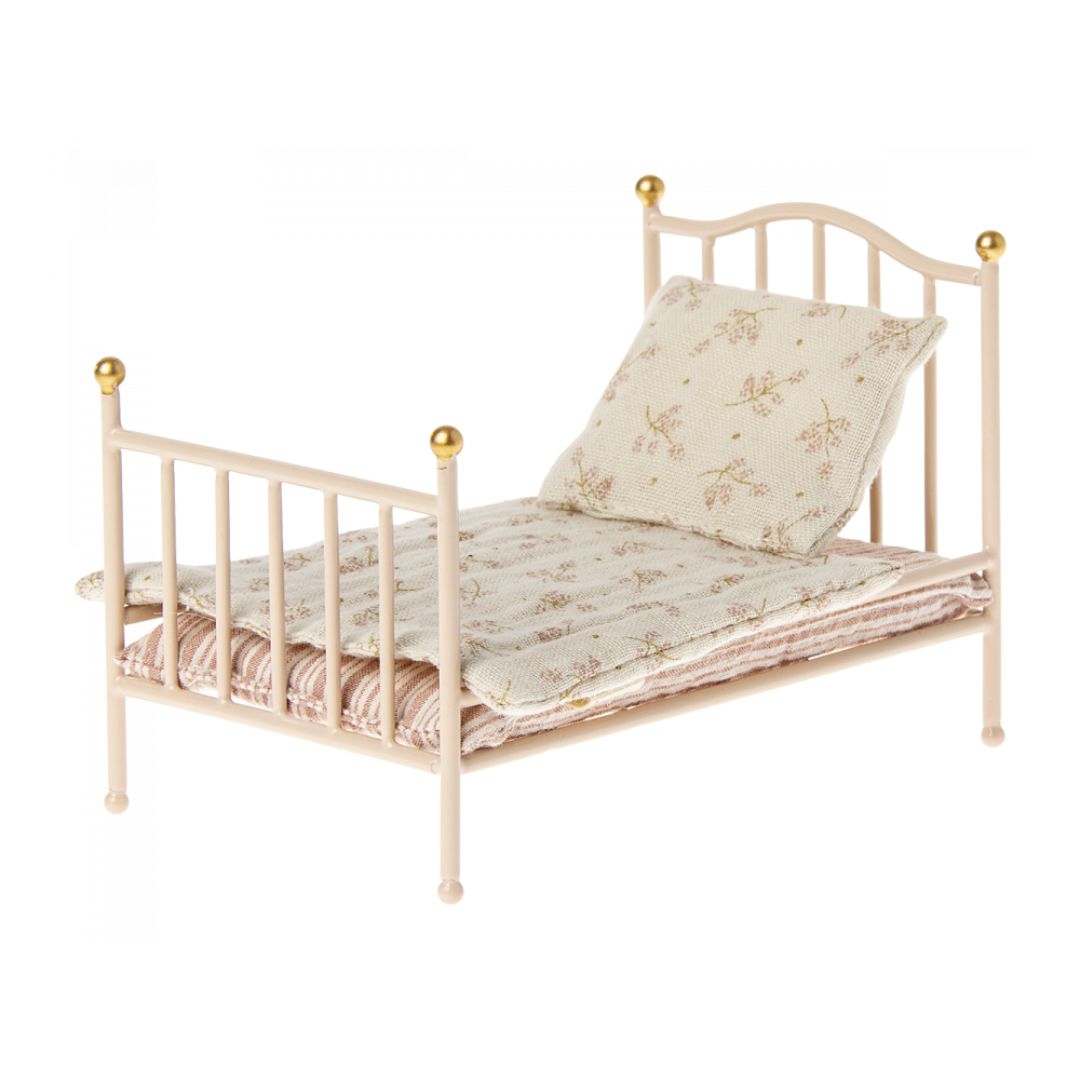 Maileg vintage seng, mus rosa