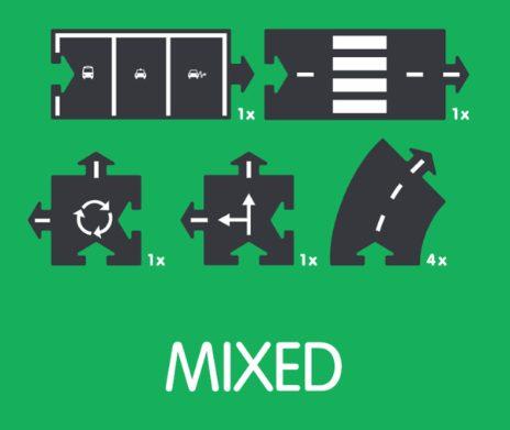 Waytoplay miksede vejbaner 8 dele - All About Kids Odense