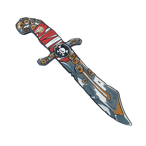 Liontouch pirate knife red stripe - All About Kids Odense