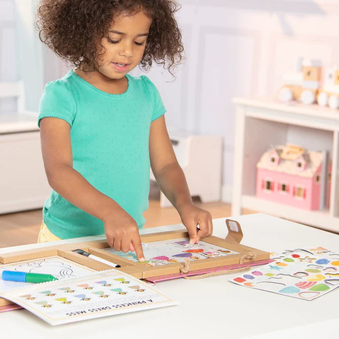 Melissa & Doug kreativitetskuffert, prinsesser
