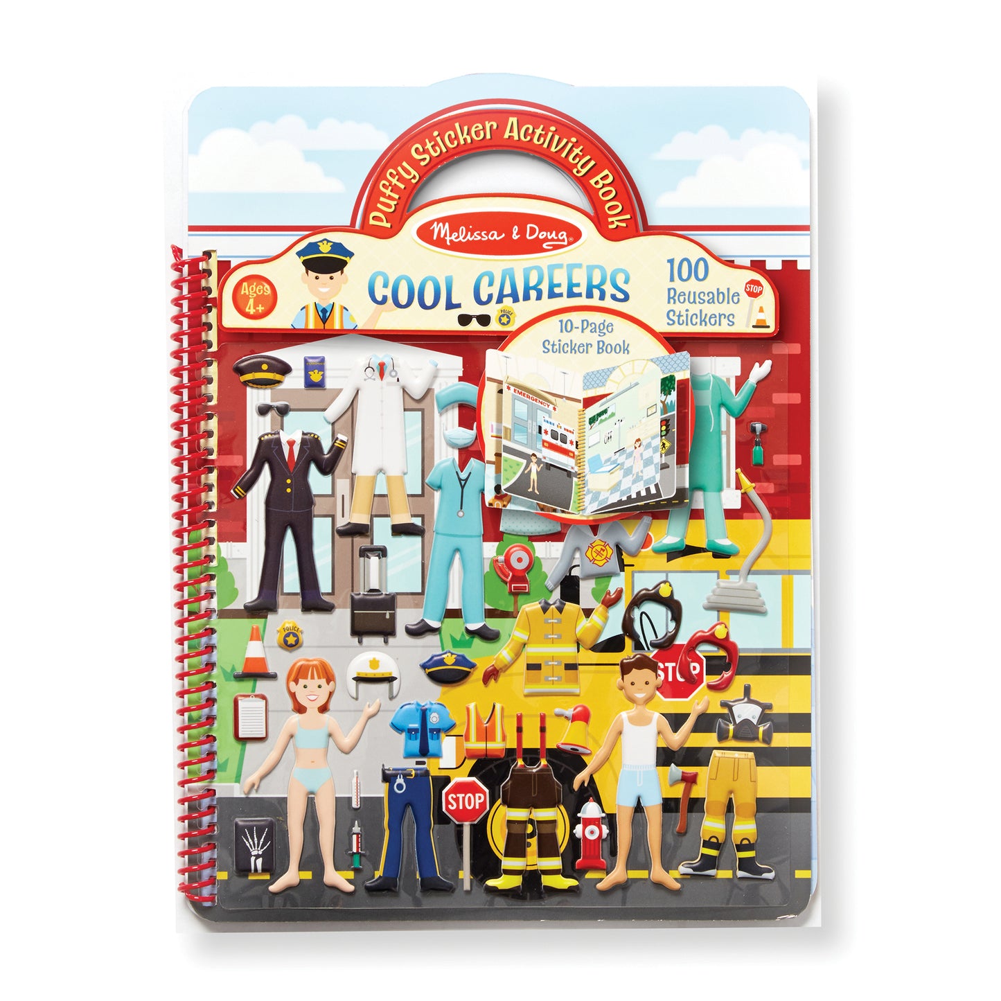 Melissa & Doug puf klistermærker Cool Careers