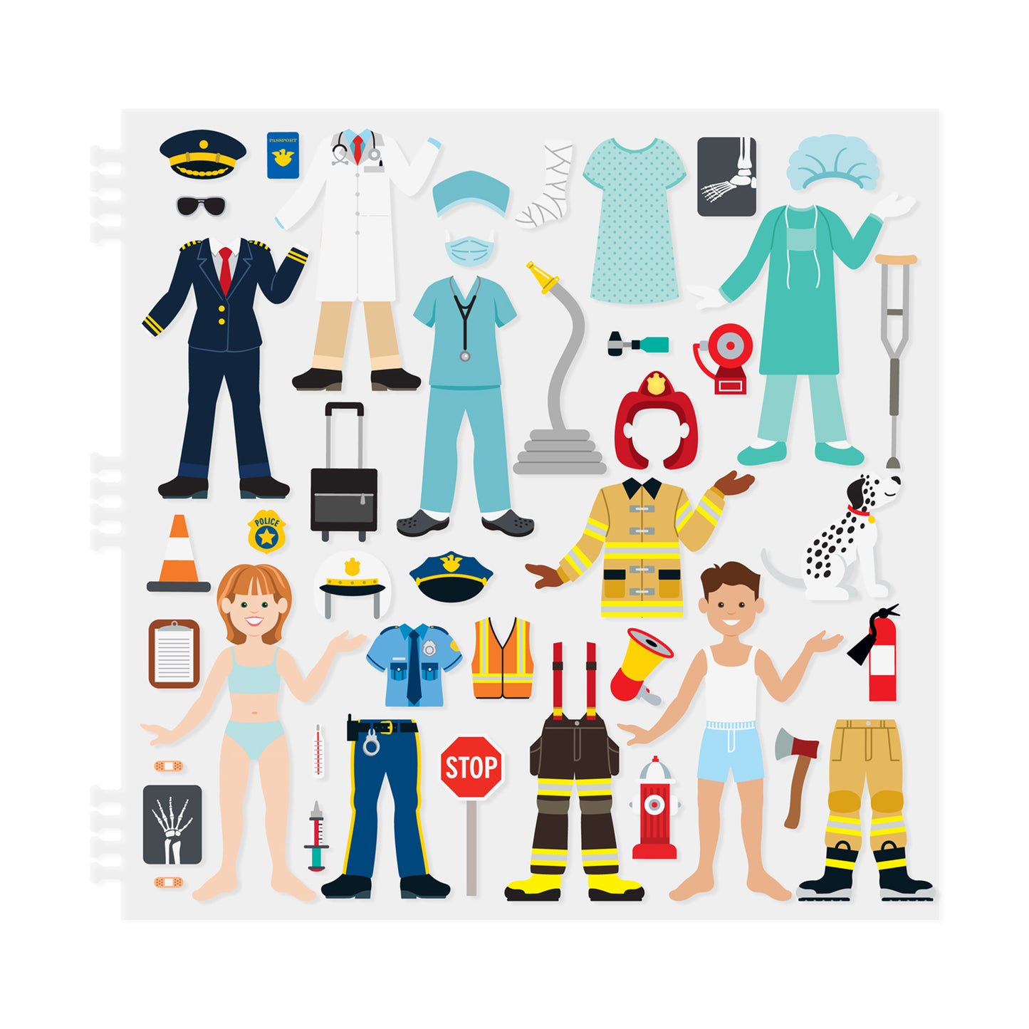 Melissa & Doug puf klistermærker Cool Careers