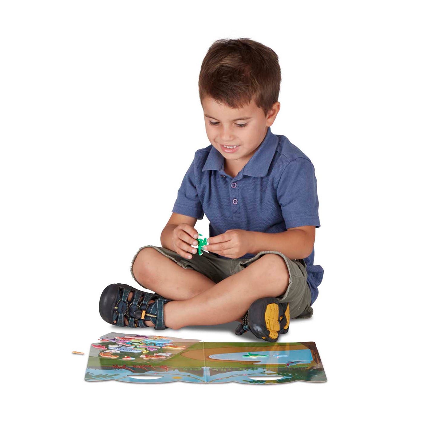 Melissa & Doug puf klistermærker Dino
