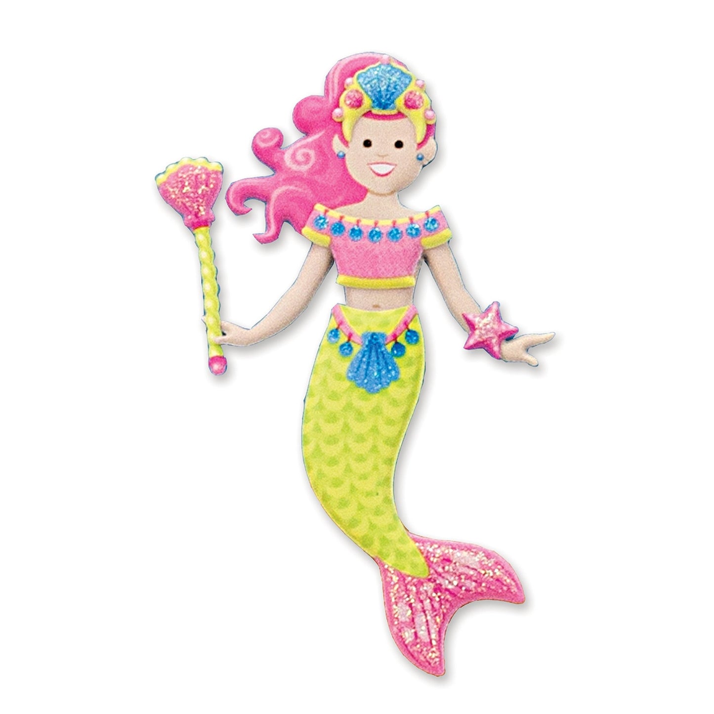 Melissa & Doug puf klistermærker Mermaids - All About Kids Odense