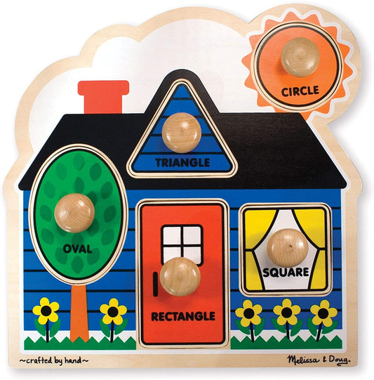 Melissa & Doug puslespil former, 5 brikker