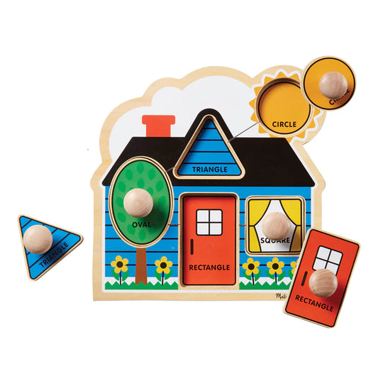 Melissa & Doug puslespil former, 5 brikker