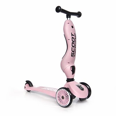 Scoot&Ride Løbehjul Highwaykick 1, Rose