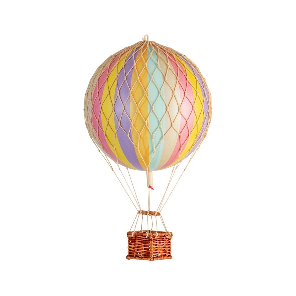 Authentic Models Travels light luftballon, 18cm. - Rainbow pastel