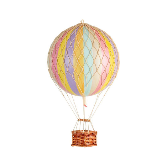 Authentic Models Travels light luftballon, 18cm. - Rainbow pastel