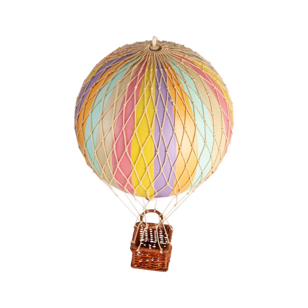 Authentic Models Travels light luftballon, 18cm. - Rainbow pastel