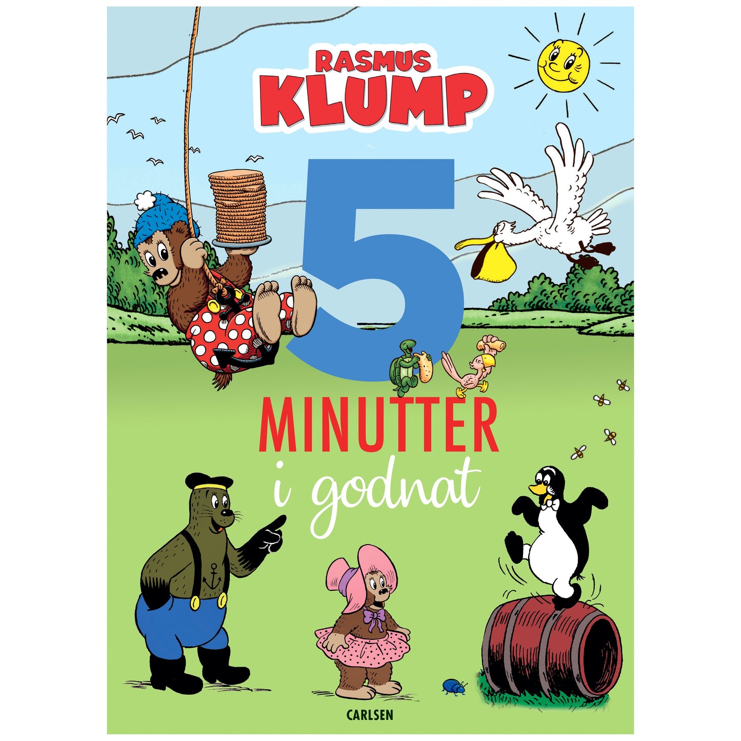 Bog Fem minutter i godnat Rasmus Klump