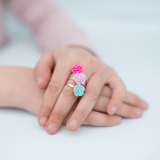 Great Pretenders rose ring & clips øreringe