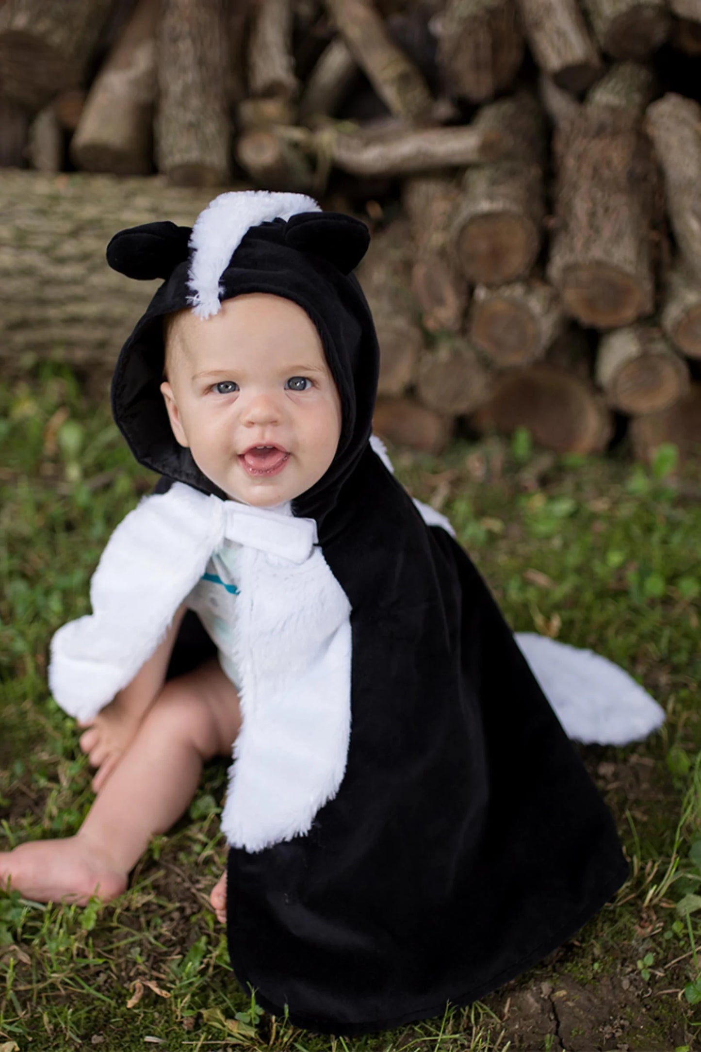 Great Pretenders Stinkdyr baby-kappe, str. 1-2 år