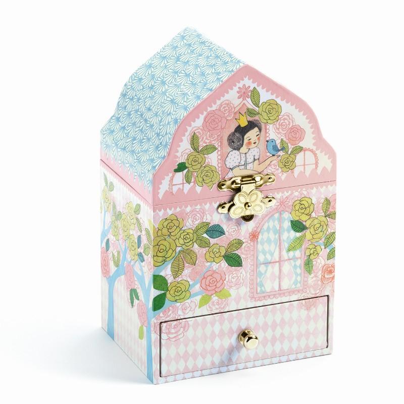 Djeco smykkeskrin med musik Slot - All About Kids Odense