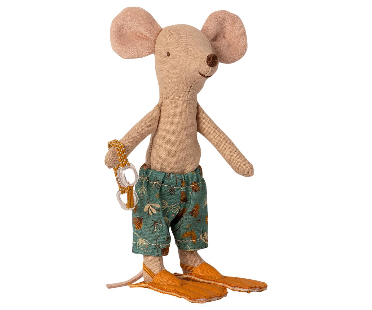Maileg Beach mice, Big brother in Cabin de Plage 16-1732-01