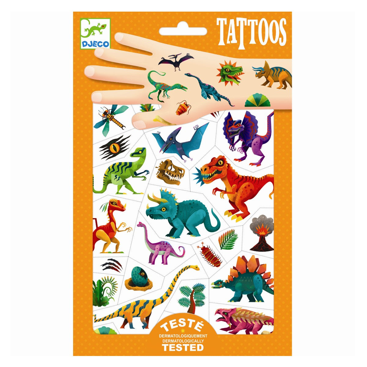 Djeco Tatoveringer, Dinosauer