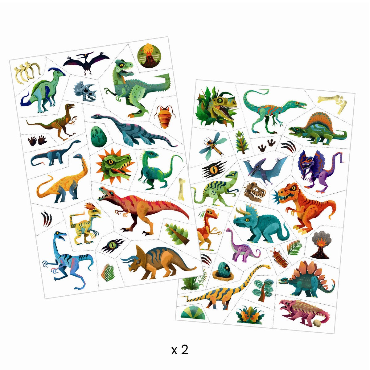 Djeco Tatoveringer, Dinosauer