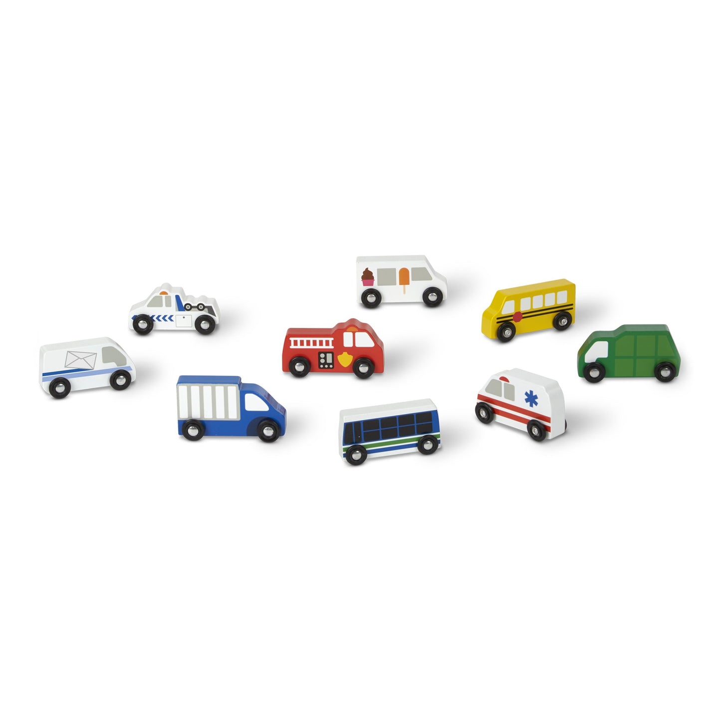 Melissa & Doug køretøjer i byen - All About Kids Odense