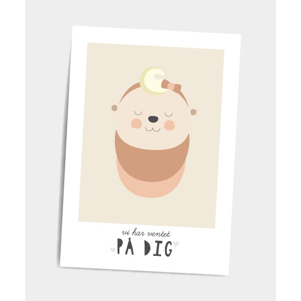 Dialægt A5 kort Vi har v på dig (Rød)